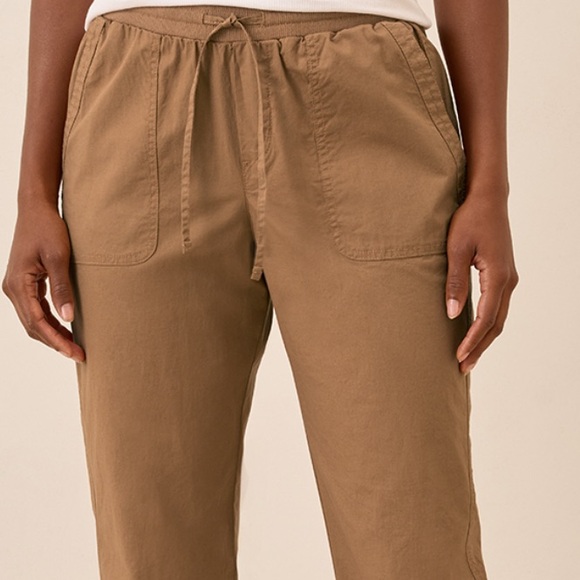 Pact Pants - Pact Rust Elastic-Waist Pants NWOT